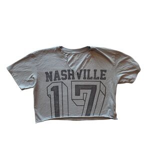 Hollister Cropped Graphic T-Shirt